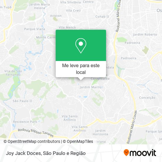 Joy Jack Doces mapa