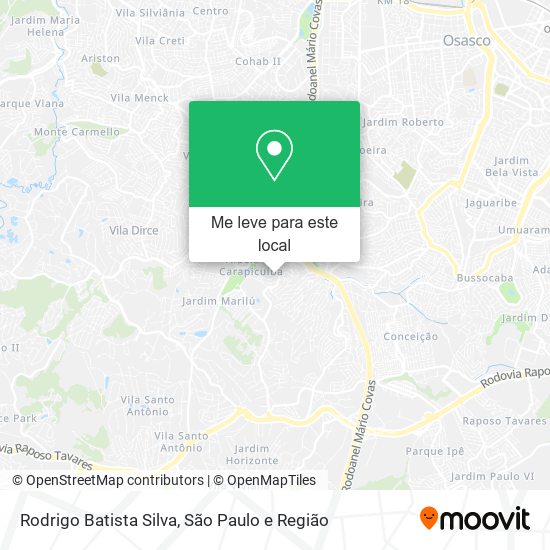 Rodrigo Batista Silva mapa