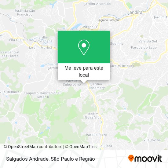 Salgados Andrade mapa