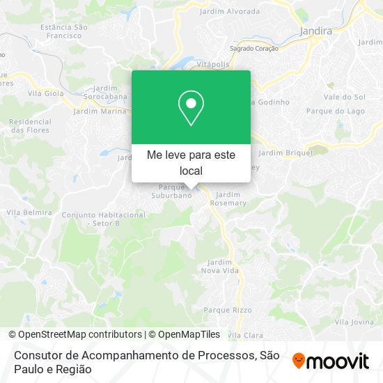 Consutor de Acompanhamento de Processos mapa