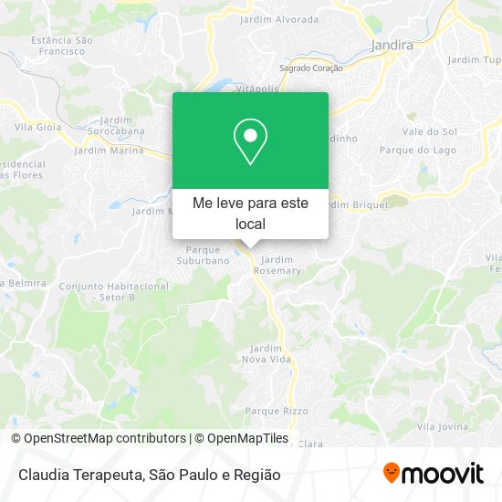 Claudia Terapeuta mapa