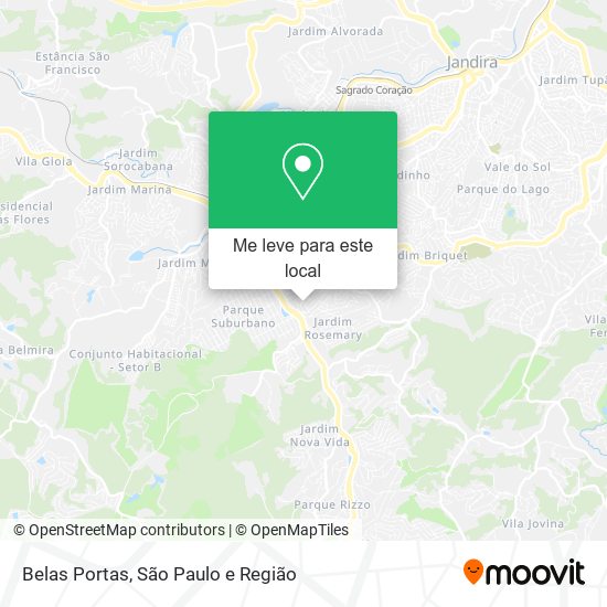 Belas Portas mapa