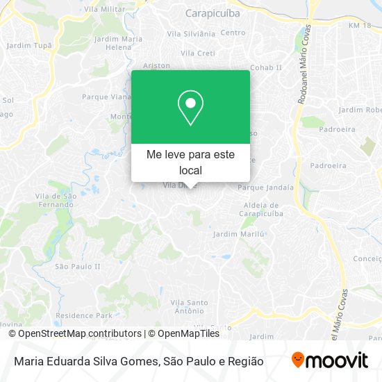 Maria Eduarda Silva Gomes mapa