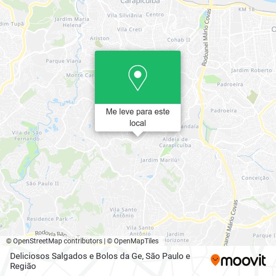 Deliciosos Salgados e Bolos da Ge mapa