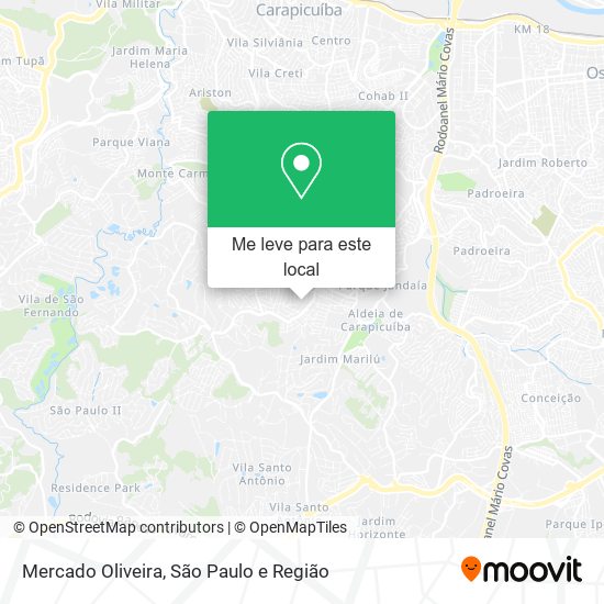 Mercado Oliveira mapa