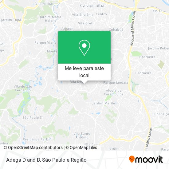 Adega D and D mapa