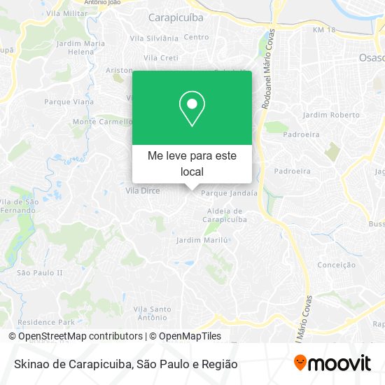 Skinao de Carapicuiba mapa