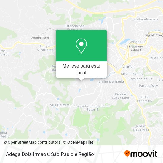 Adega Dois Irmaos mapa