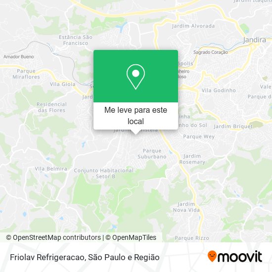 Friolav Refrigeracao mapa