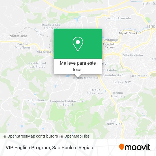 VIP English Program mapa