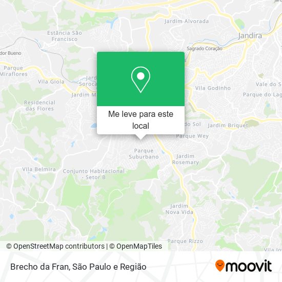 Brecho da Fran mapa
