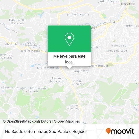 Ns Saude e Bem Estar mapa