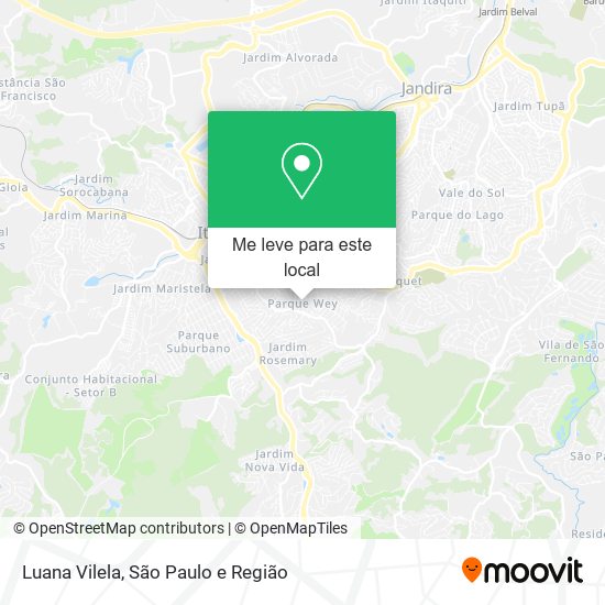 Luana Vilela mapa