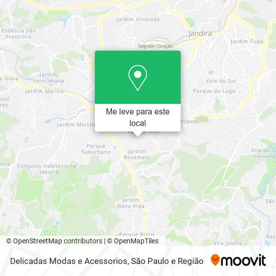 Delicadas Modas e Acessorios mapa