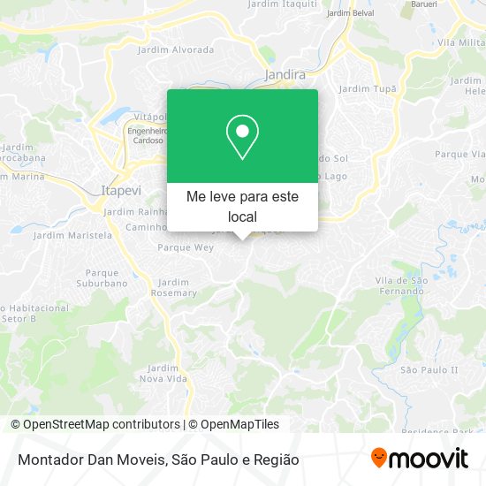 Montador Dan Moveis mapa