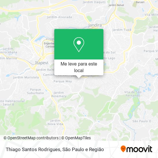 Thiago Santos Rodrigues mapa