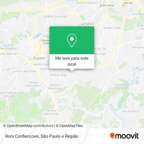 Roni Confeccoes mapa