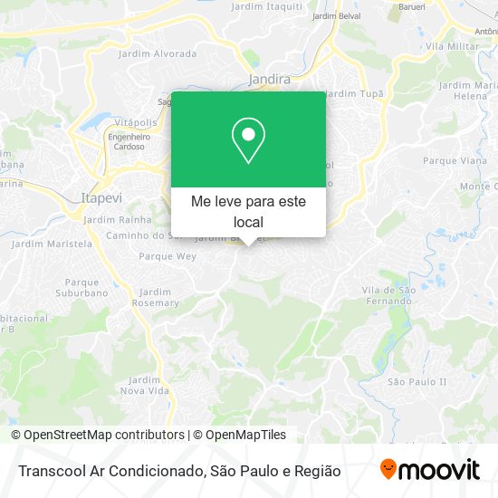 Transcool Ar Condicionado mapa