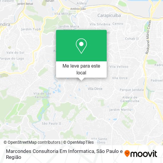 Marcondes Consultoria Em Informatica mapa