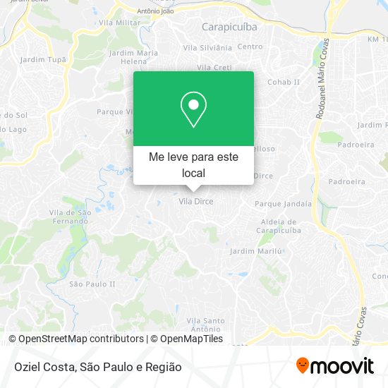 Oziel Costa mapa