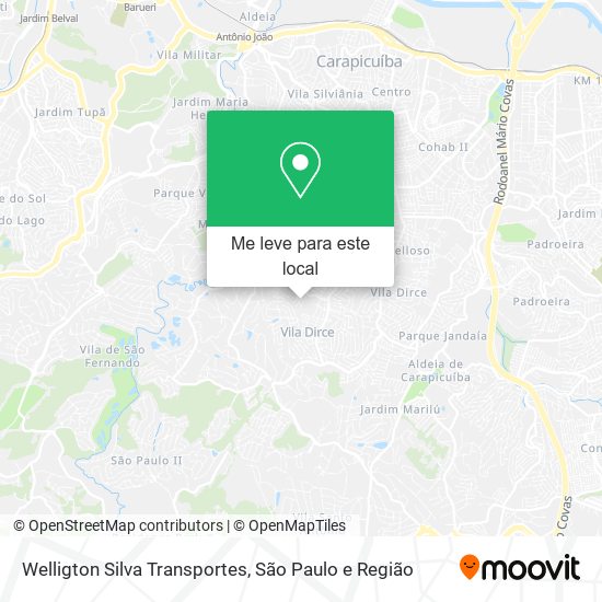 Welligton Silva Transportes mapa