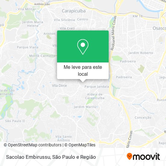 Sacolao Embirussu mapa