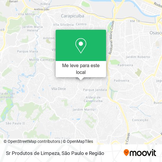 Sr Produtos de Limpeza mapa