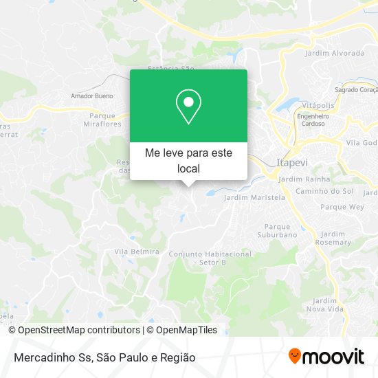 Mercadinho Ss mapa