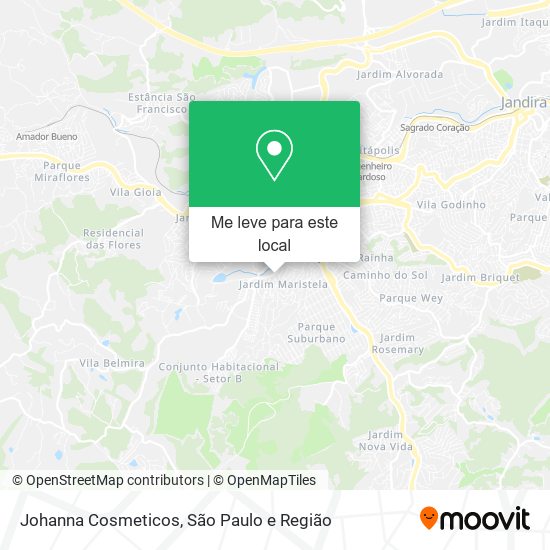 Johanna Cosmeticos mapa