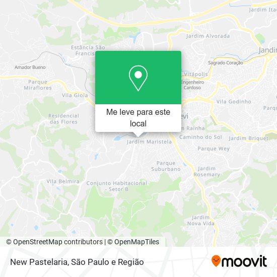 New Pastelaria mapa