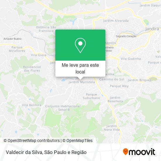 Valdecir da Silva mapa
