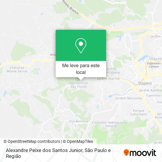 Alexandre Peixe dos Santos Junior mapa