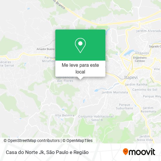 Casa do Norte Jk mapa