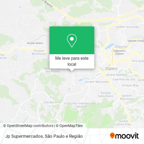 Jp Supermercados mapa