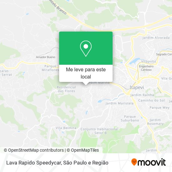 Lava Rapido Speedycar mapa