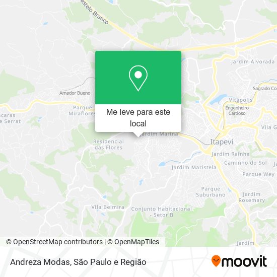 Andreza Modas mapa