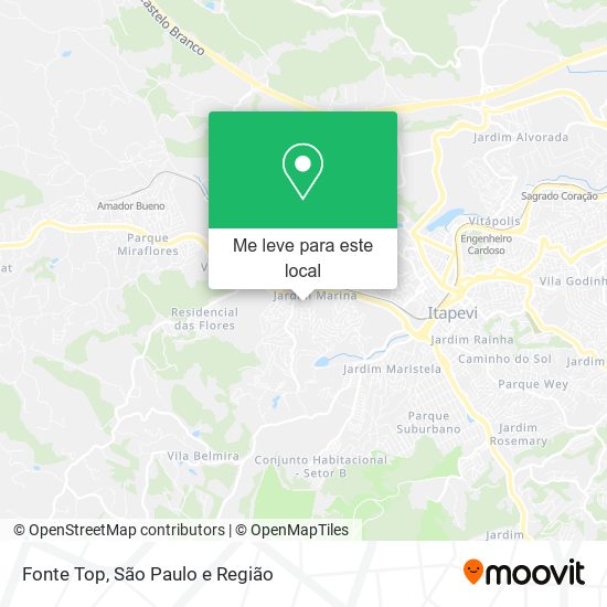 Fonte Top mapa
