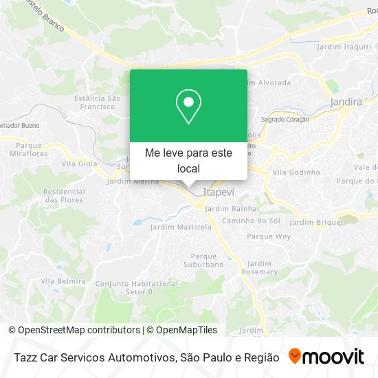 Tazz Car Servicos Automotivos mapa