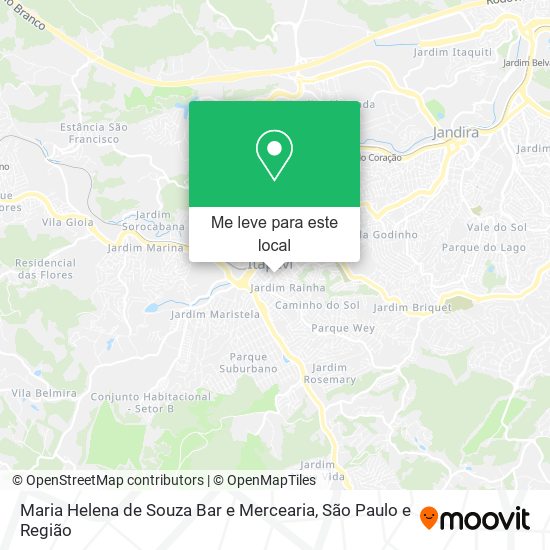 Maria Helena de Souza Bar e Mercearia mapa