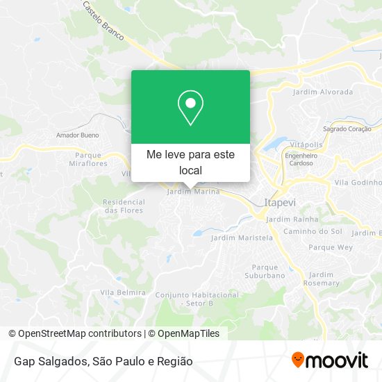 Gap Salgados mapa