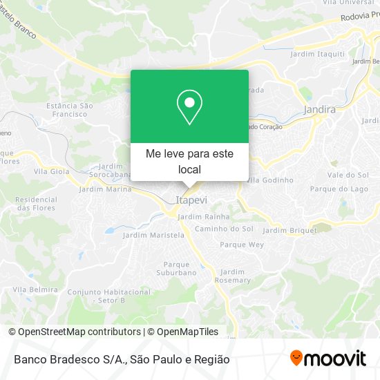 Banco Bradesco S/A. mapa