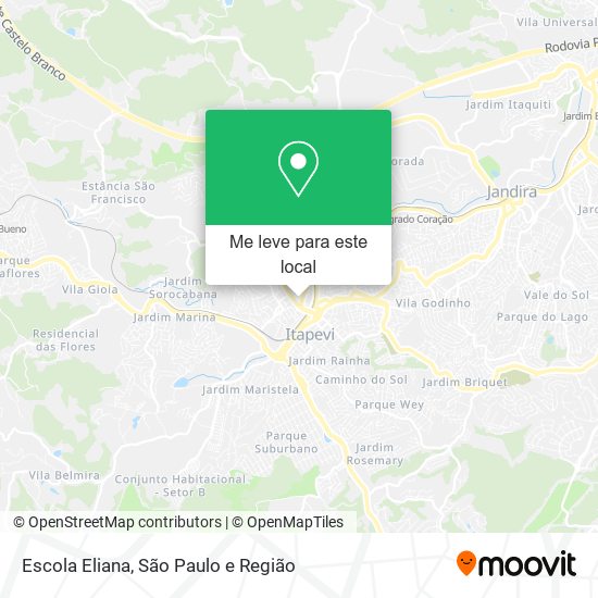 Escola Eliana mapa