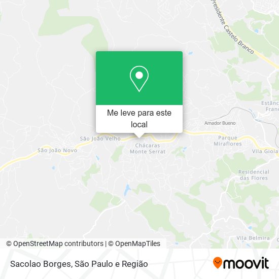 Sacolao Borges mapa