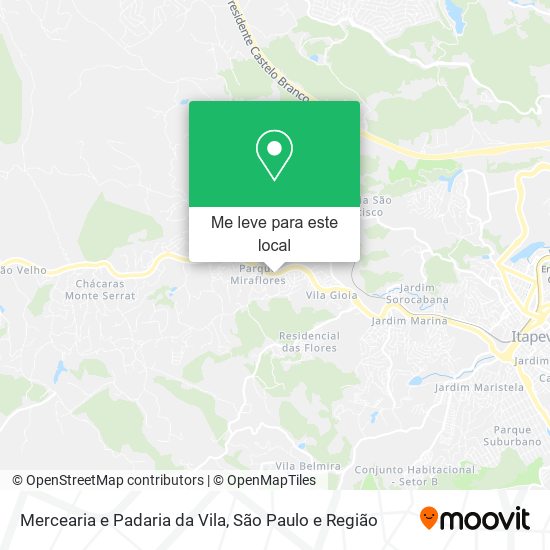Mercearia e Padaria da Vila mapa