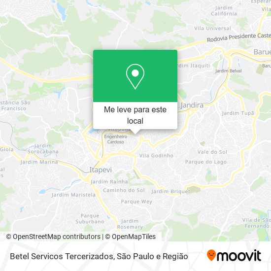 Betel Servicos Tercerizados mapa