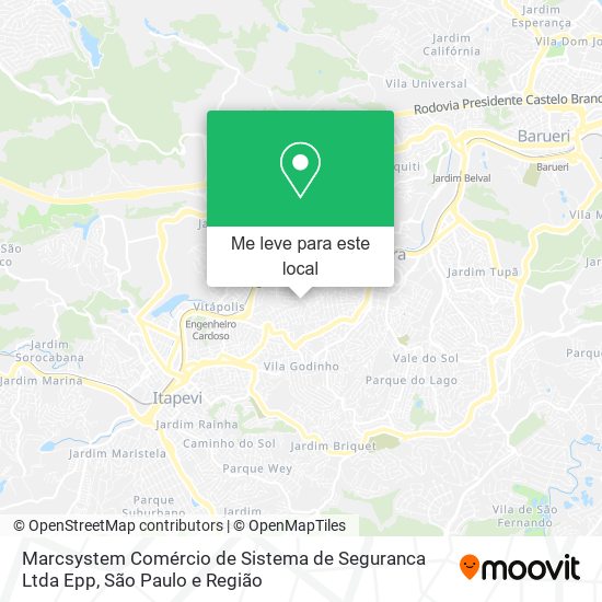 Marcsystem Comércio de Sistema de Seguranca Ltda Epp mapa