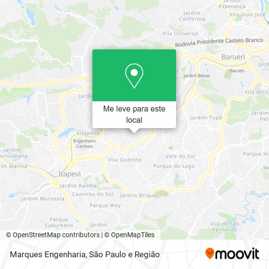 Marques Engenharia mapa