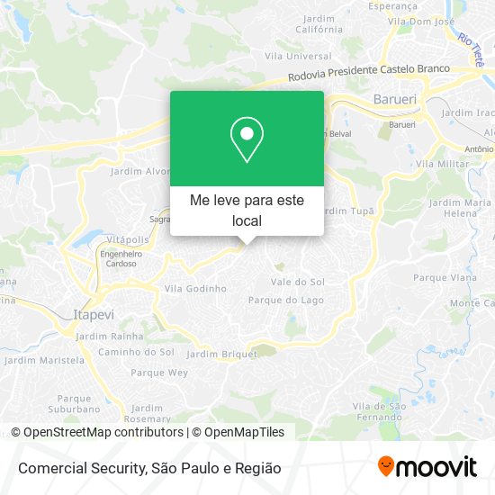 Comercial Security mapa