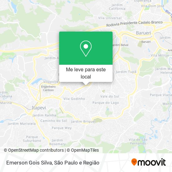 Emerson Gois Silva mapa
