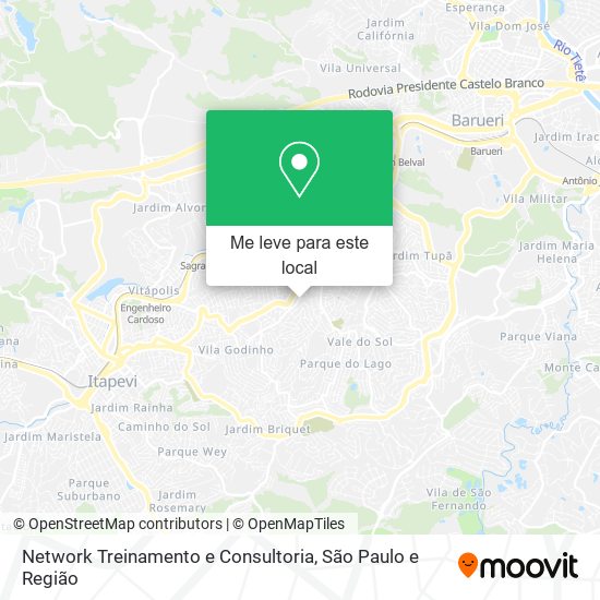 Network Treinamento e Consultoria mapa